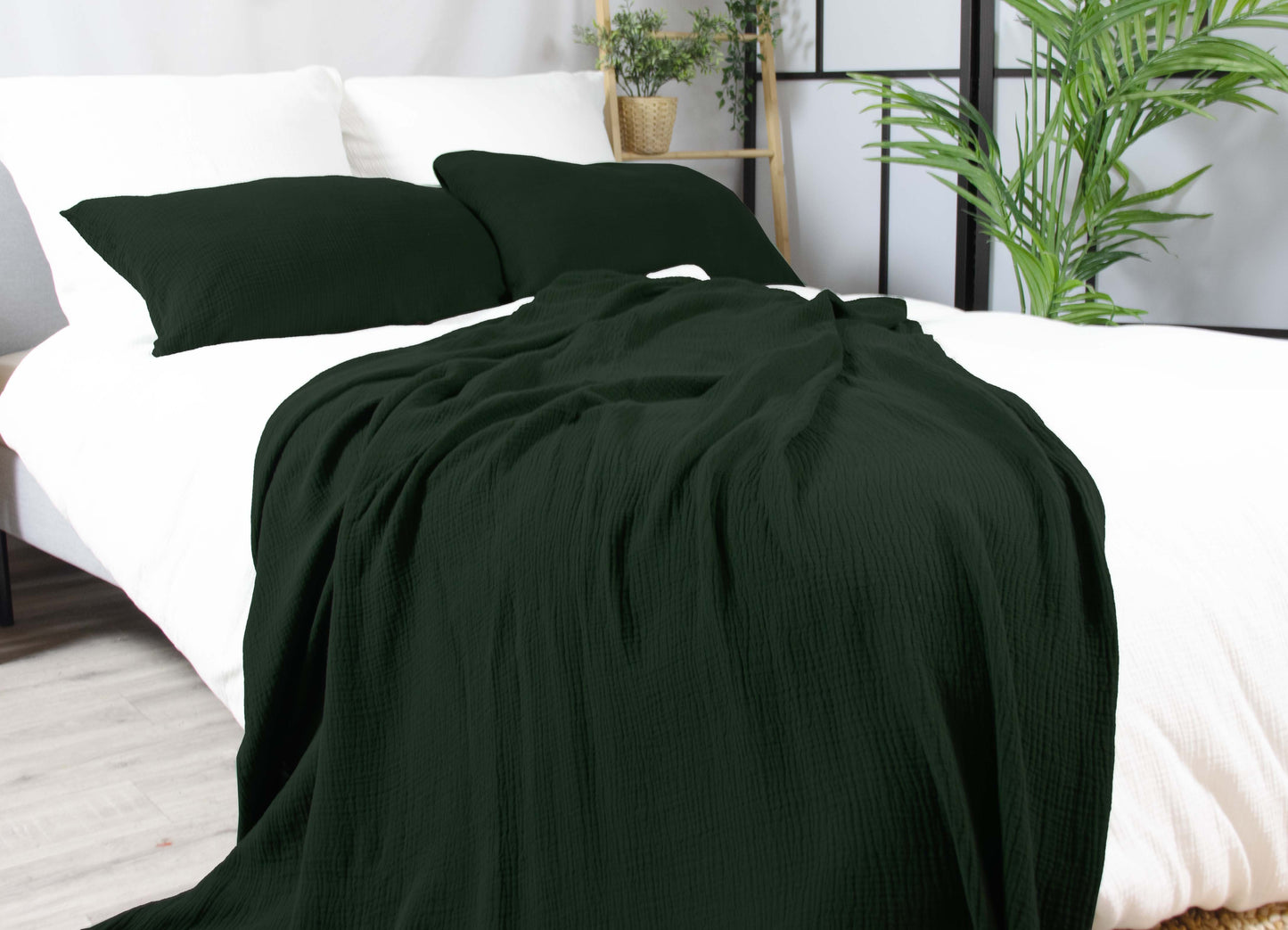 Musselin Wohndecke verschiedene Farben und Größen