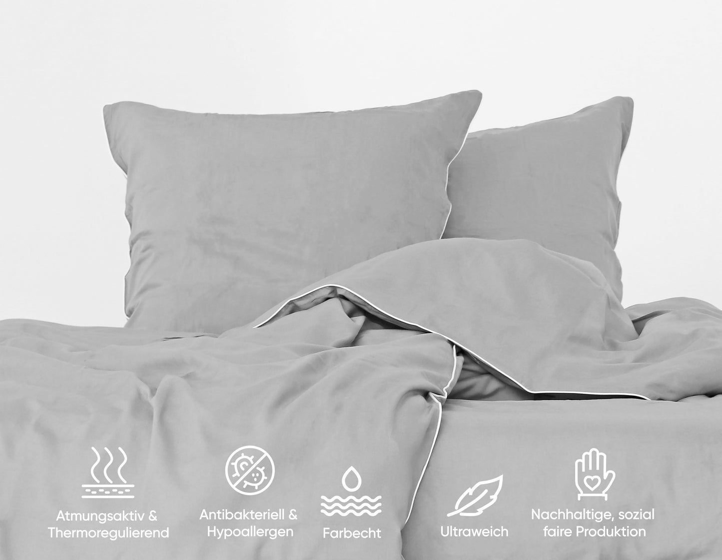 jilda-tex Luxus Premium-Bettwäsche aus Eukalyptus 100% Lyocell Tencel™