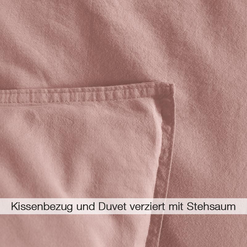 Lissabon Bettwäsche 100% Bio-Baumwolle verschiedene Farben und Größen
