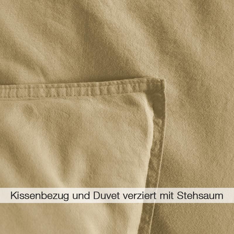 Lissabon Bettwäsche 100% Bio-Baumwolle verschiedene Farben und Größen