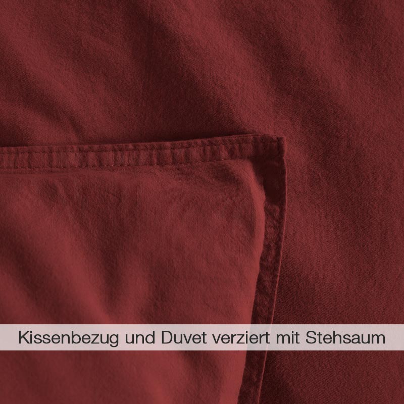 Lissabon Bettwäsche 100% Bio-Baumwolle verschiedene Farben und Größen