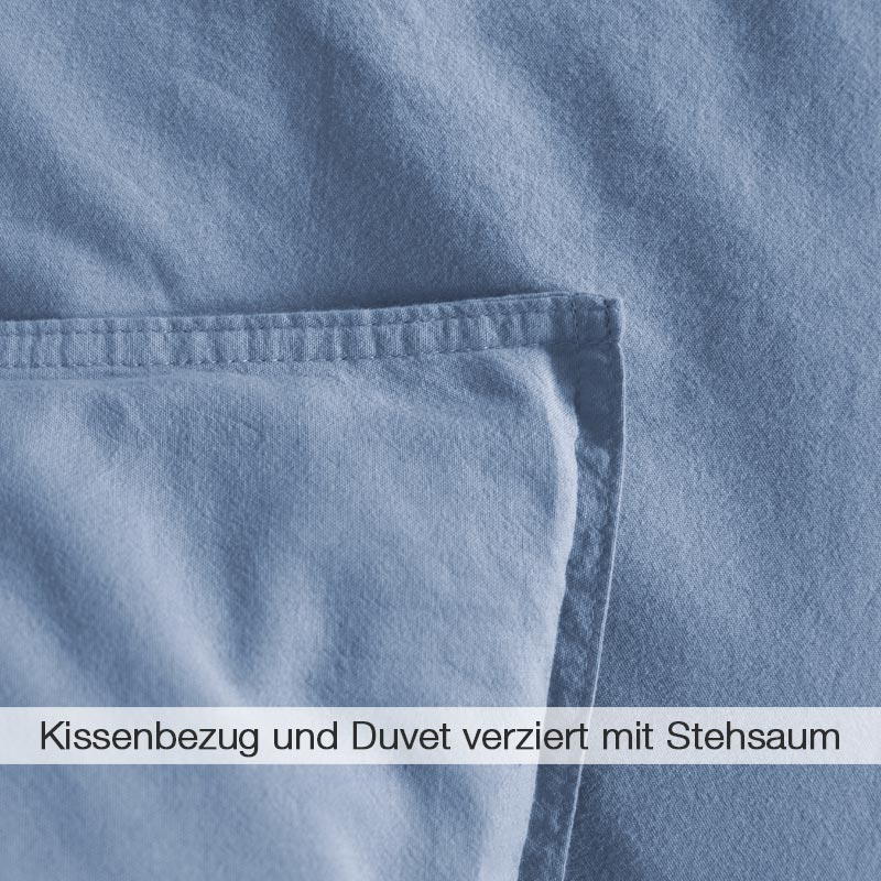 Lissabon Bettwäsche 100% Bio-Baumwolle verschiedene Farben und Größen