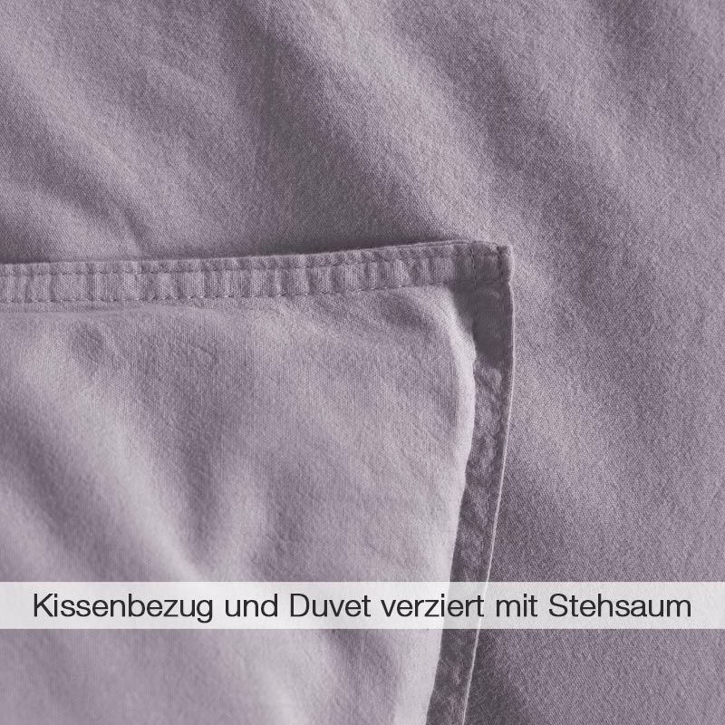 Lissabon Bettwäsche 100% Bio-Baumwolle verschiedene Farben und Größen