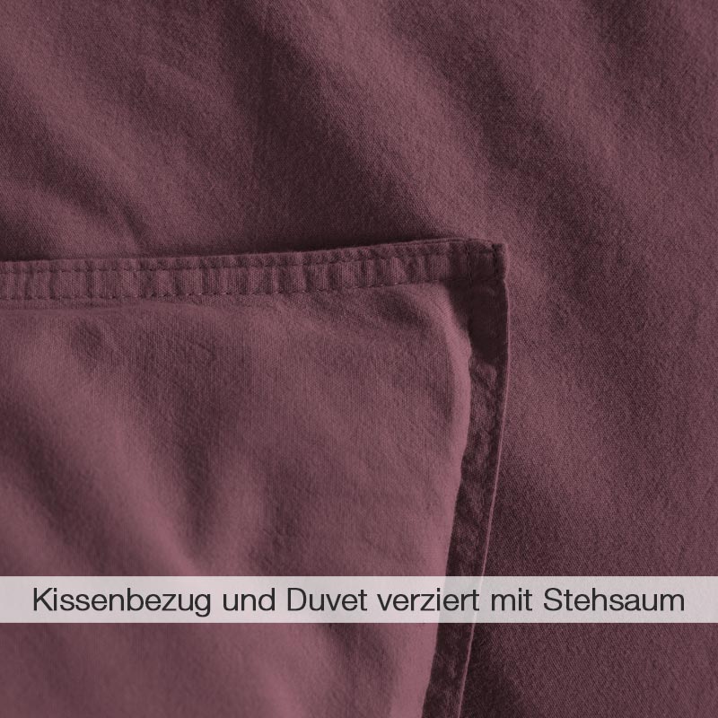 Lissabon Bettwäsche 100% Bio-Baumwolle verschiedene Farben und Größen