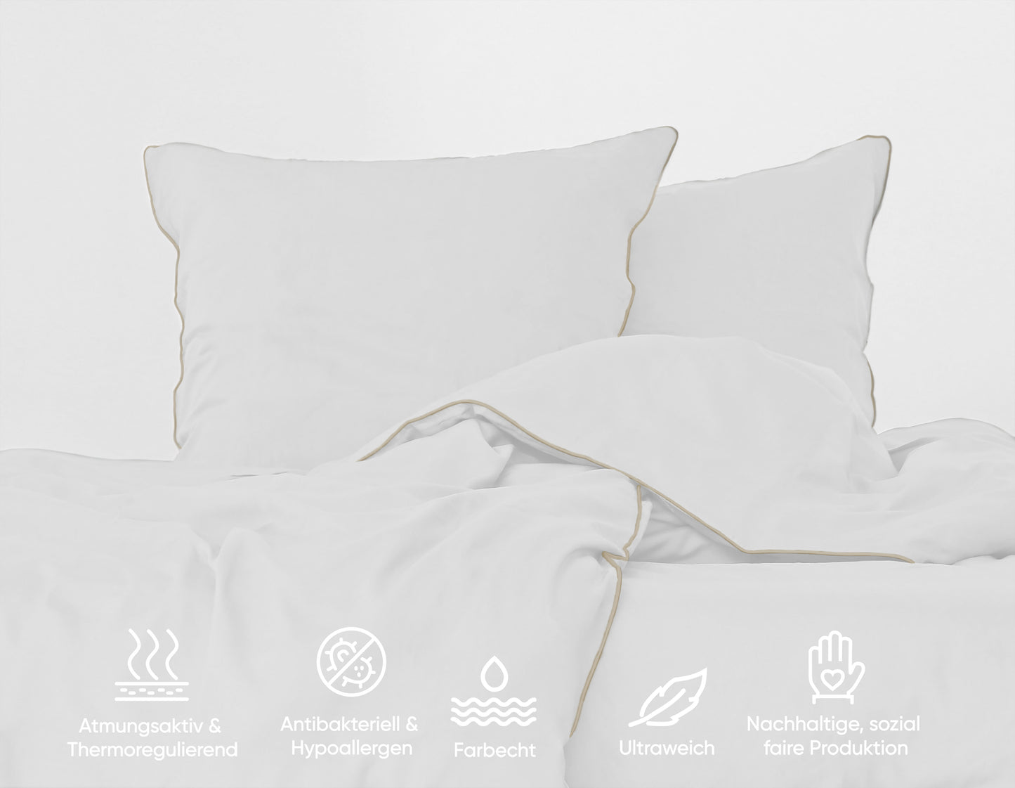 jilda-tex Luxus Premium-Bettwäsche aus Eukalyptus 100% Lyocell Tencel™