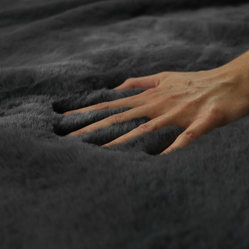 jilda-tex Wohn- Kuscheldecke Felloptik DELUXE