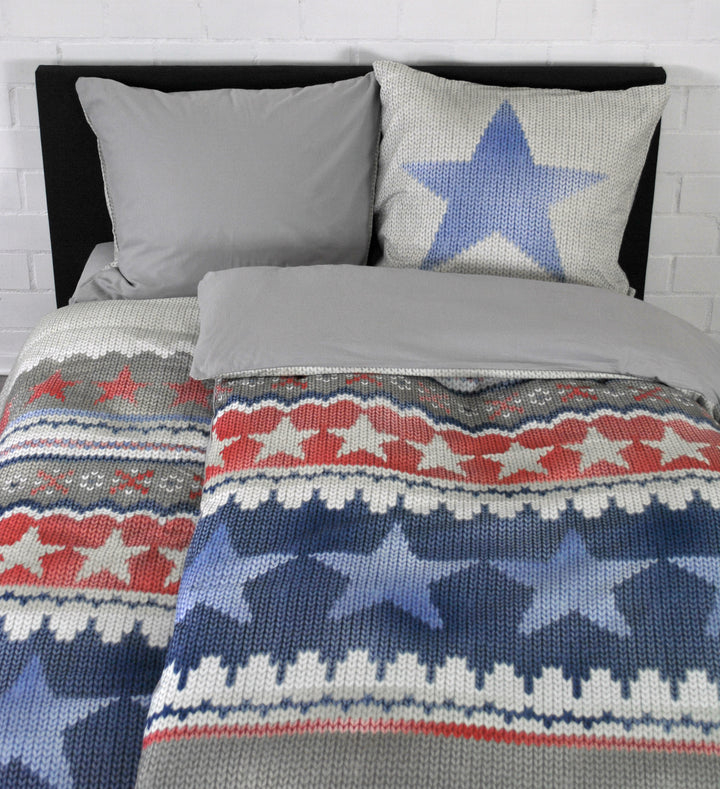 Bettwäsche "Blue Stars"
