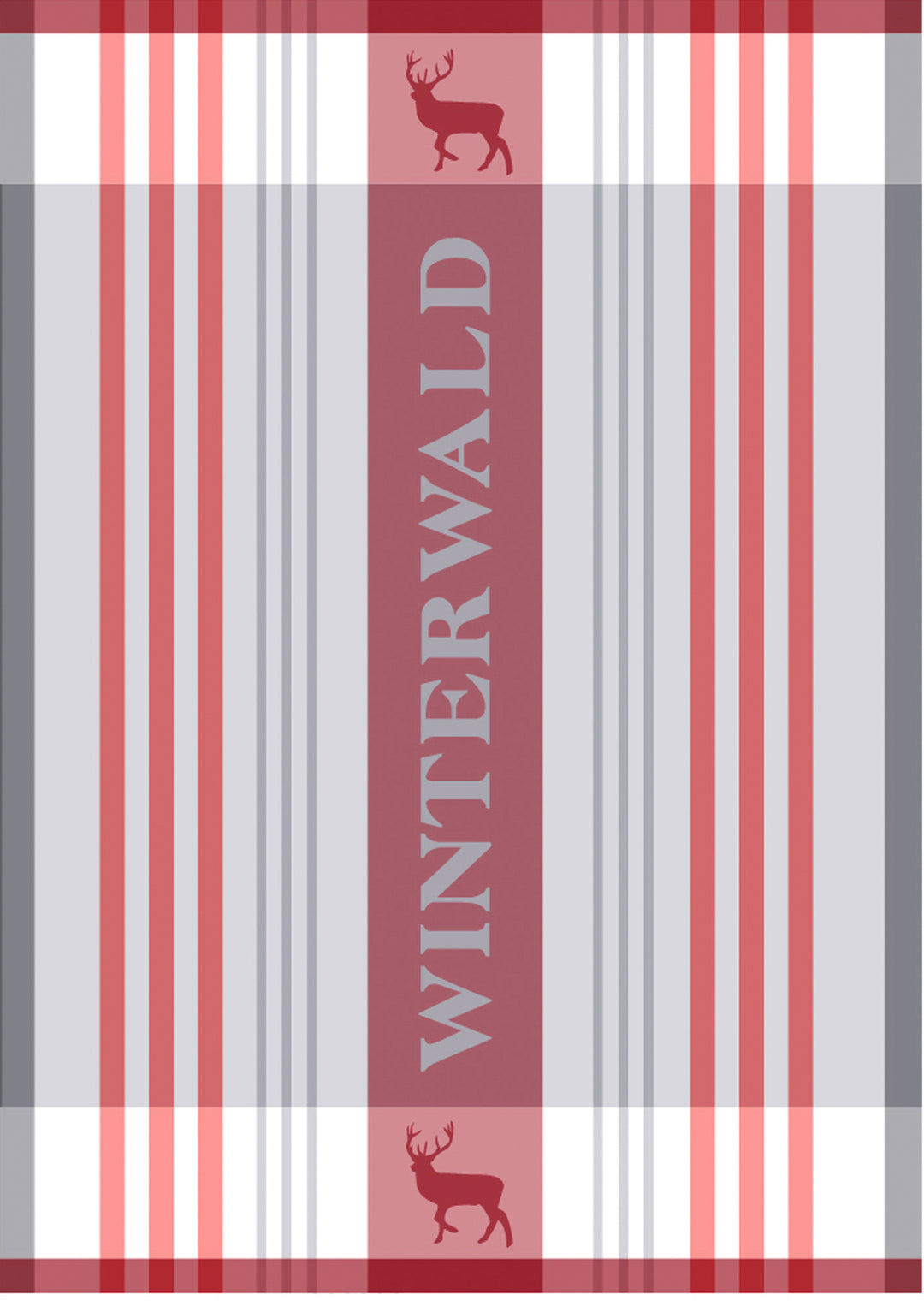 Küchentuch Deer Winterwald