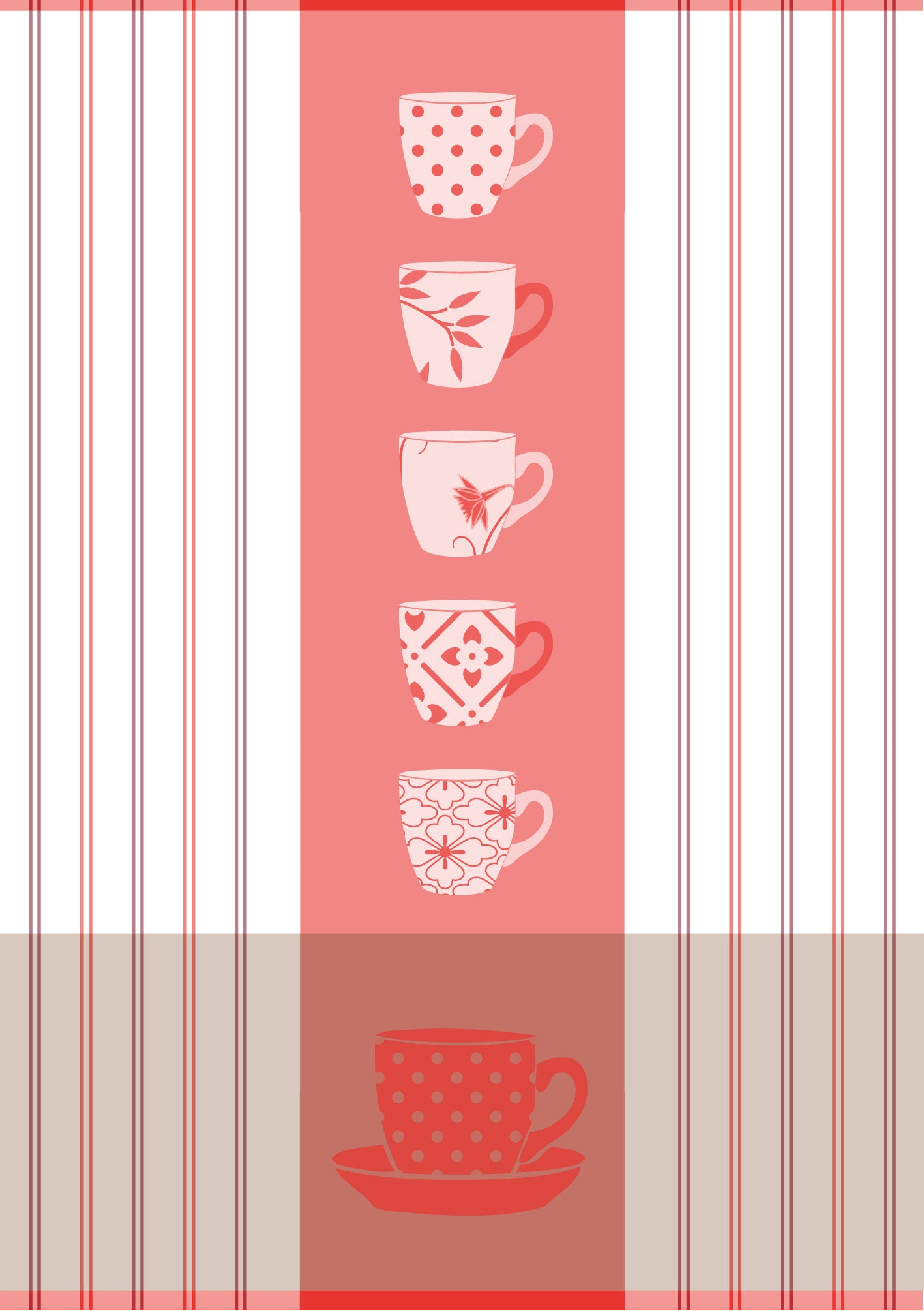 Küchentuch 100% Kitchen Cups