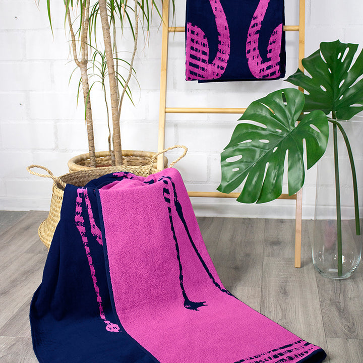 Strandtuch ""Flamingos""