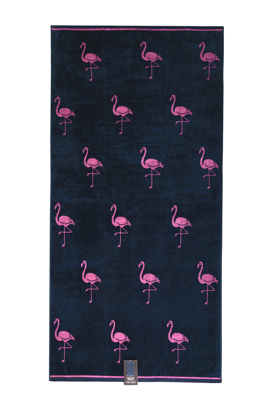 Strandtuch "Flamingos Allover"