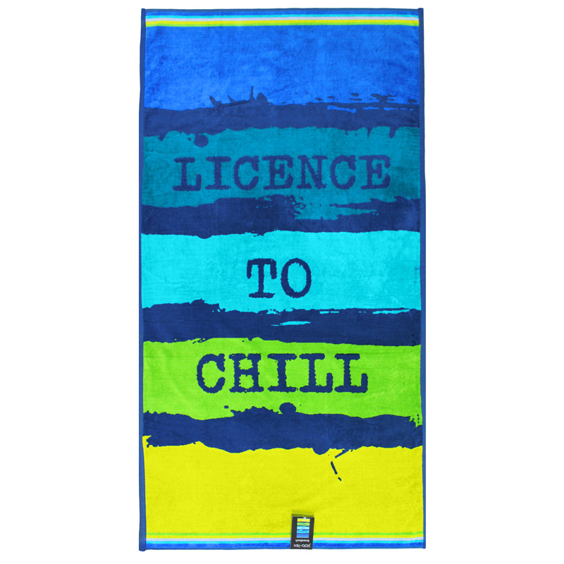 Strandtuch ""Licence to Chill""