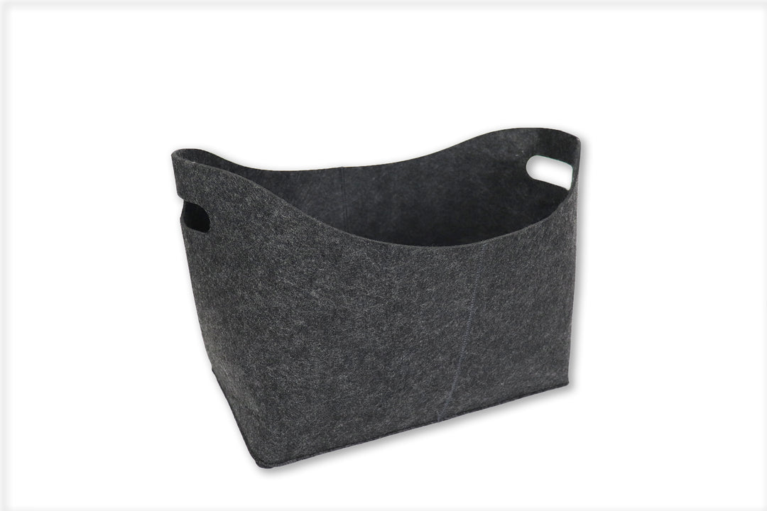 Filztasche Filou (oval) - Dunkelgrau (23x40x30cm)