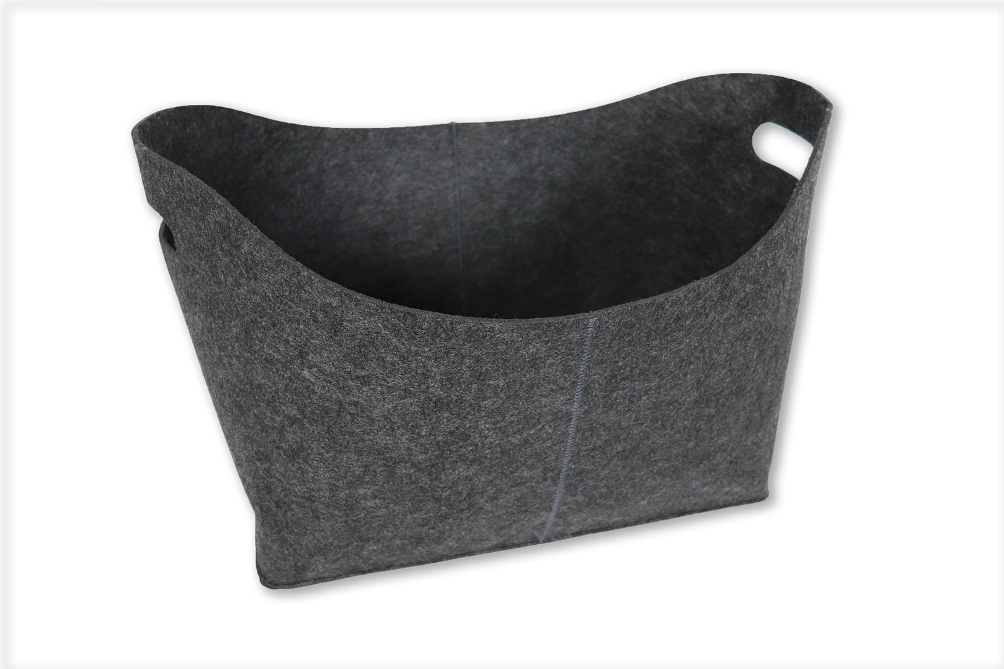 Filztasche Filou (oval) - Dunkelgrau (23x40x30cm)