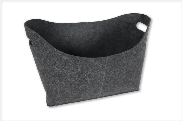 Filztasche Filou (oval) - Dunkelgrau (23x40x30cm)