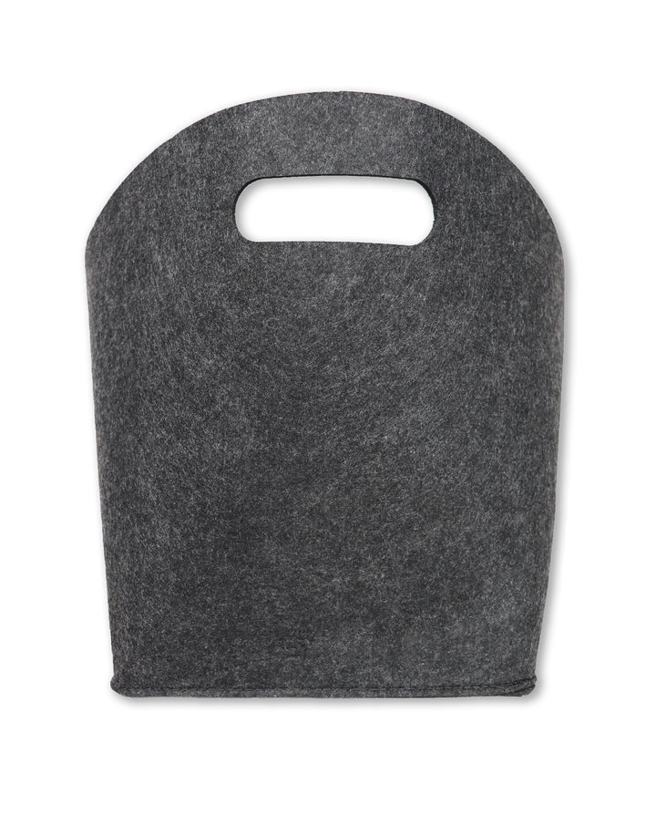 Filztasche Filou (oval) - Dunkelgrau (23x40x30cm)