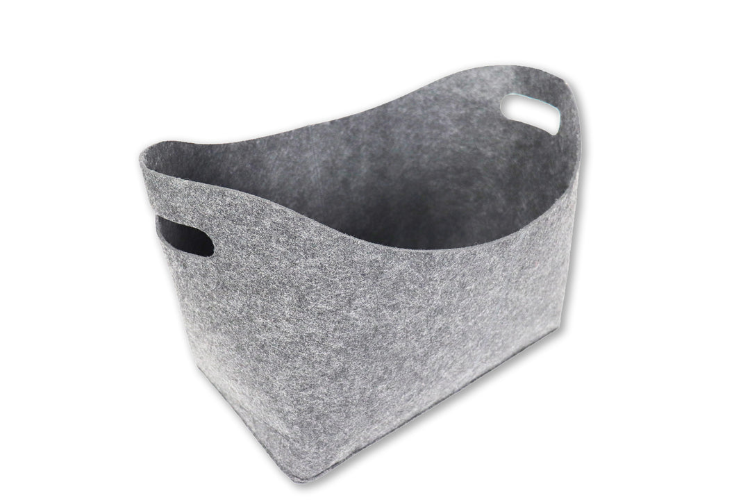 Filztasche Filou (oval) - Hellgrau (23x40x30cm)