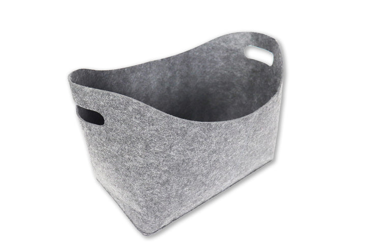 Filztasche Filou (oval) - Hellgrau (23x40x30cm)