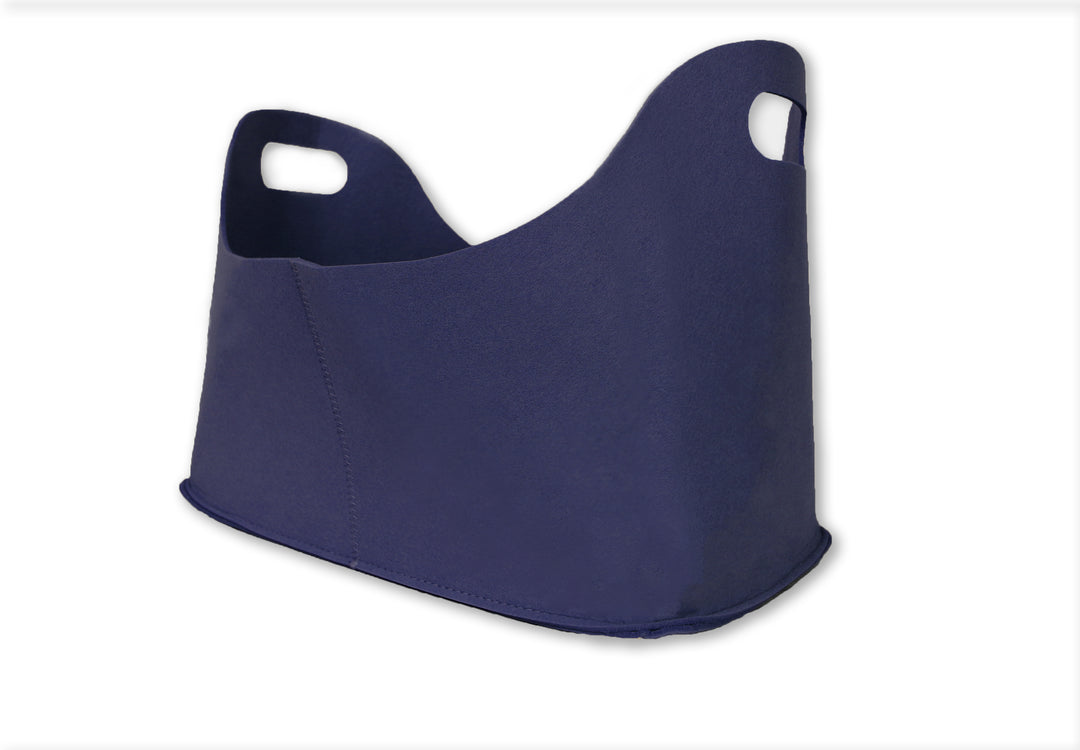 Filztasche Filou (oval) - Dunkelblau (23x40x30cm)