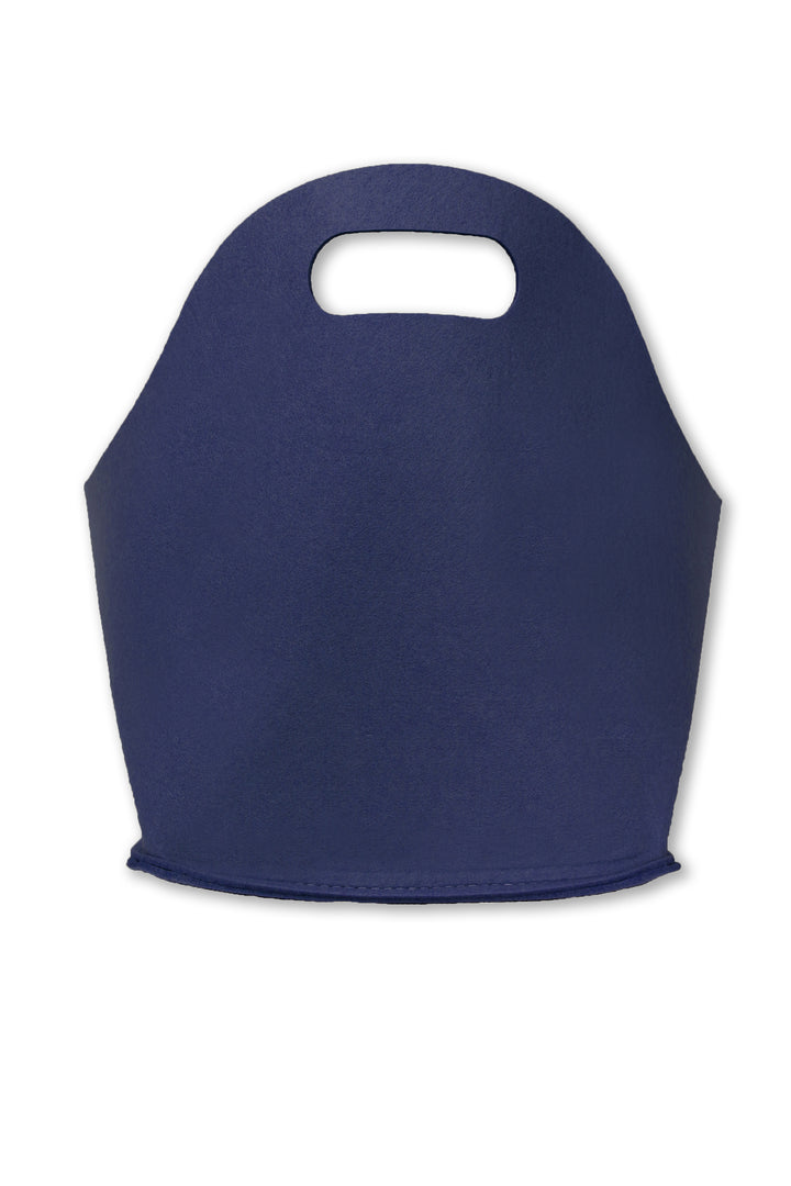 Filztasche Filou (oval) - Dunkelblau (23x40x30cm)