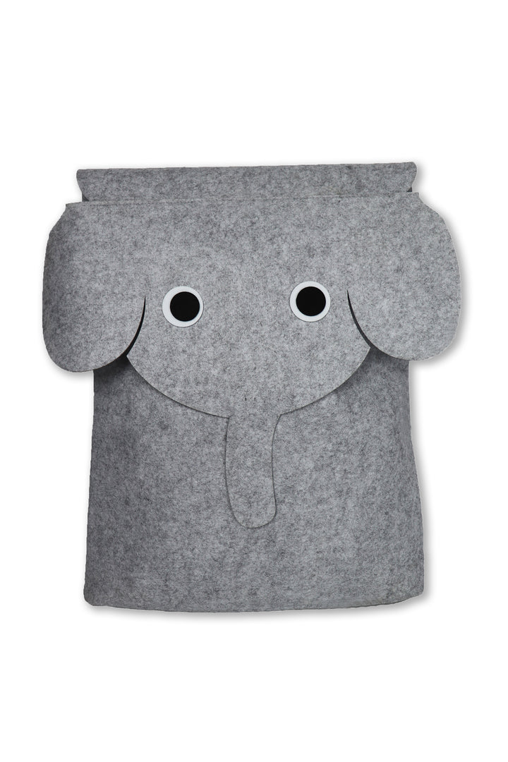 Filzkorb Filou Elefant - Hellgrau (44x55x26cm)