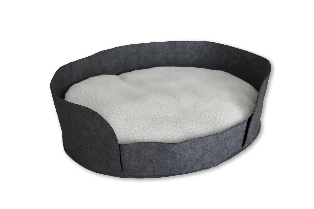 Haustierbett Filou medium - Dunkelgrau (44.x60.5x17.5cm)