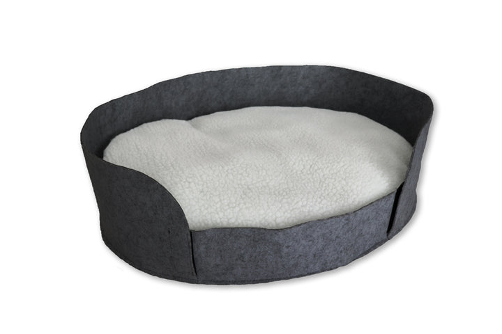 Haustierbett Filou medium - Dunkelgrau (44.x60.5x17.5cm)