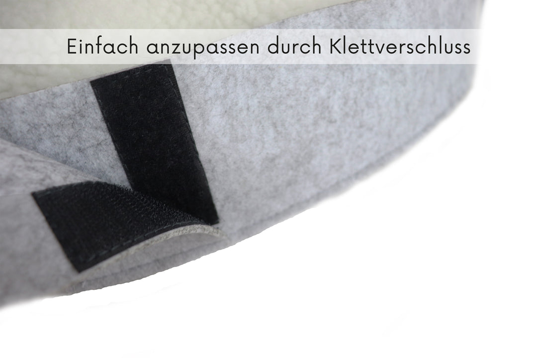 Haustierbett Filou medium - Hellgrau (44.x60.5x17.5cm)