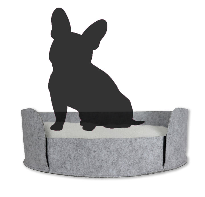 Haustierbett Filou medium - Hellgrau (44.x60.5x17.5cm)