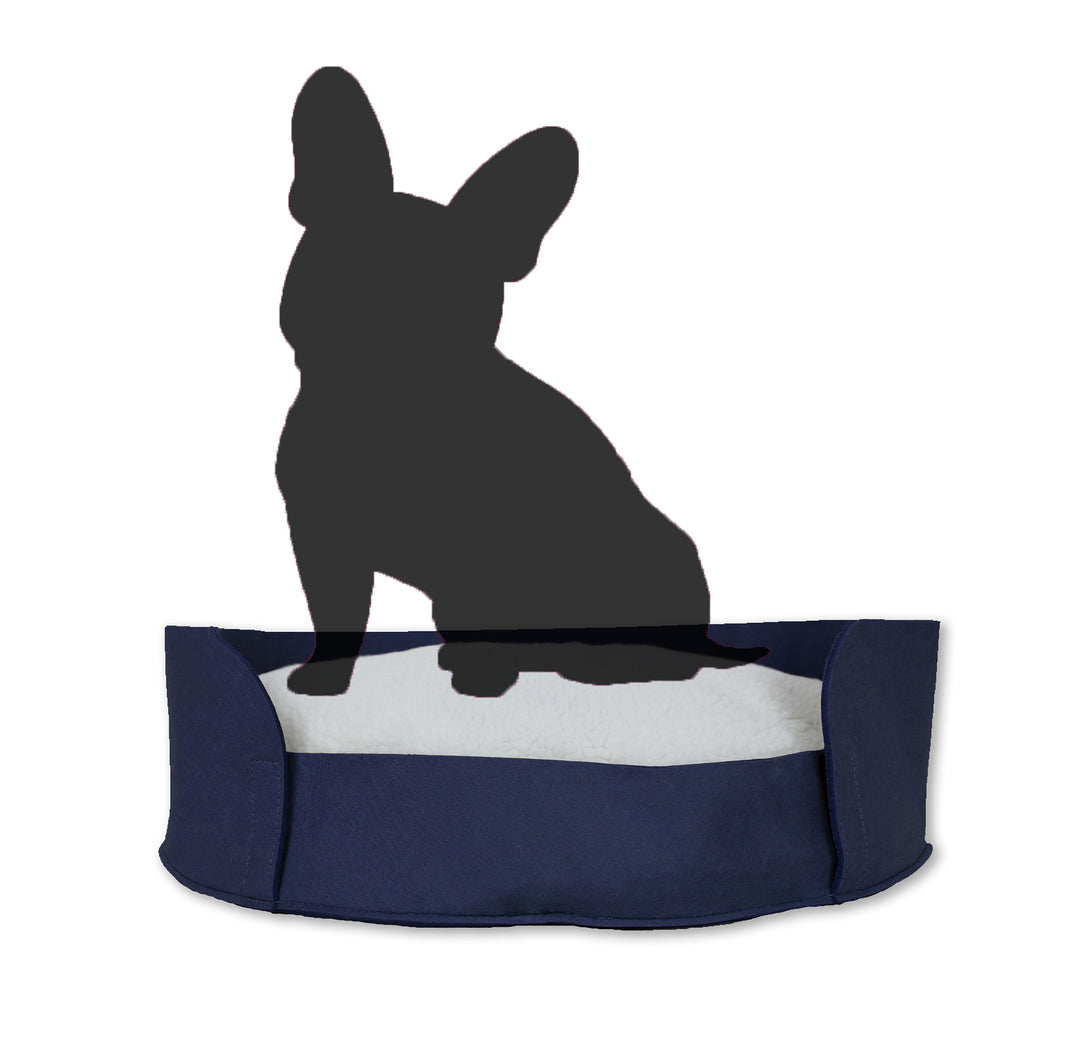 Haustierbett Filou medium - Dunkelblau (44.x60.5x17.5cm)