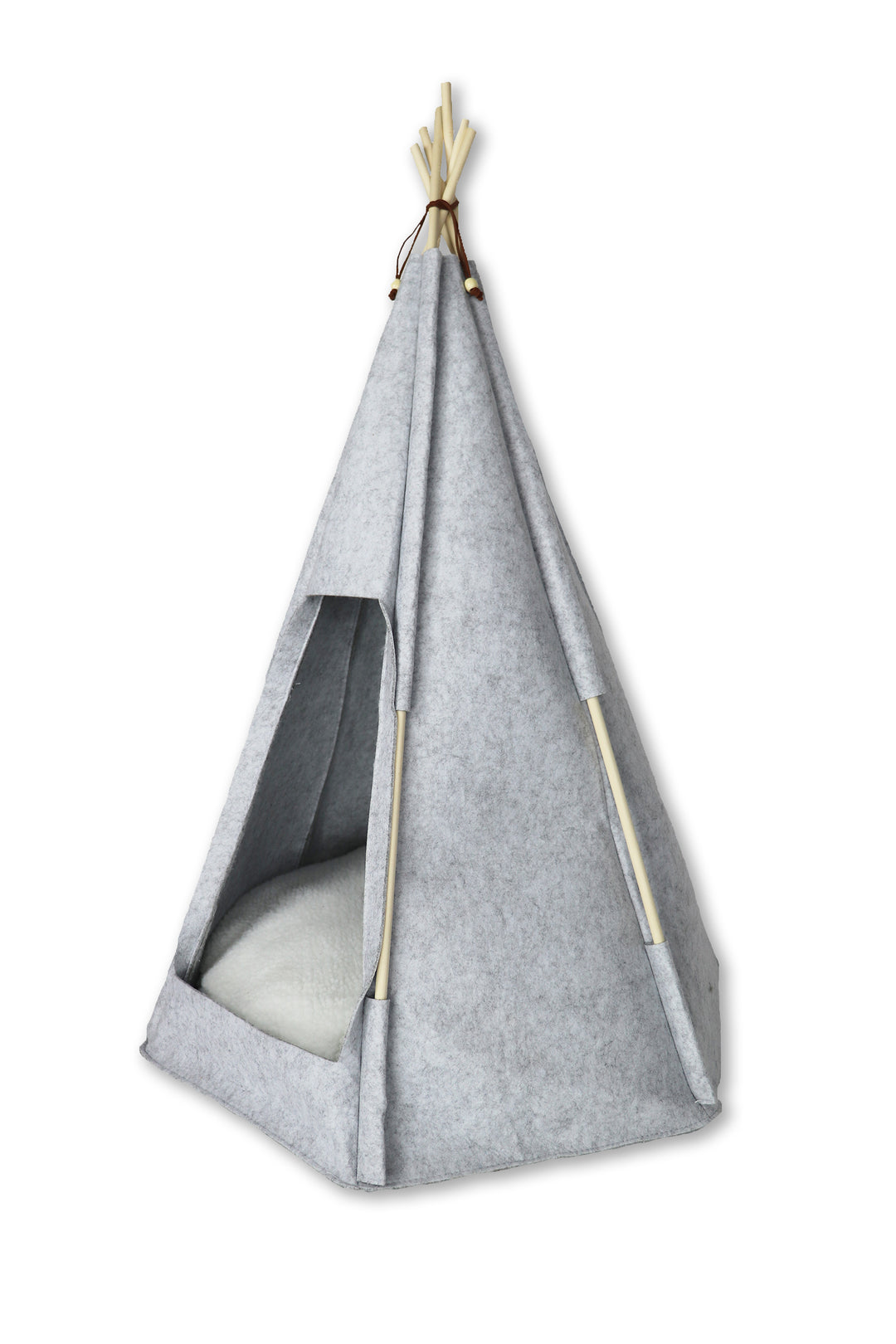 Haustier-Tipi Filou medium - Hellgrau (90x65x57cm)