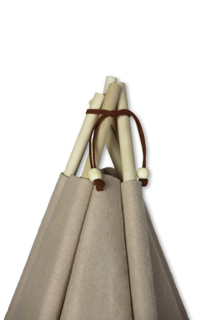Haustier-Tipi  Filou large - Taupe (110x90x78cm)