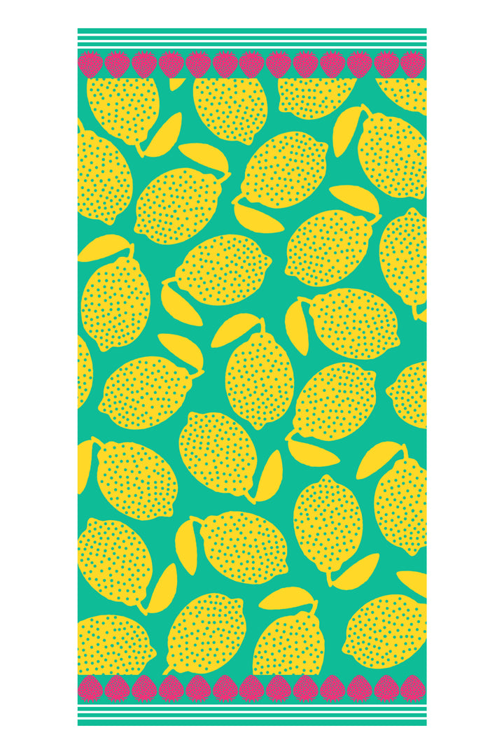 Strandtuch ""Italian Lemons""