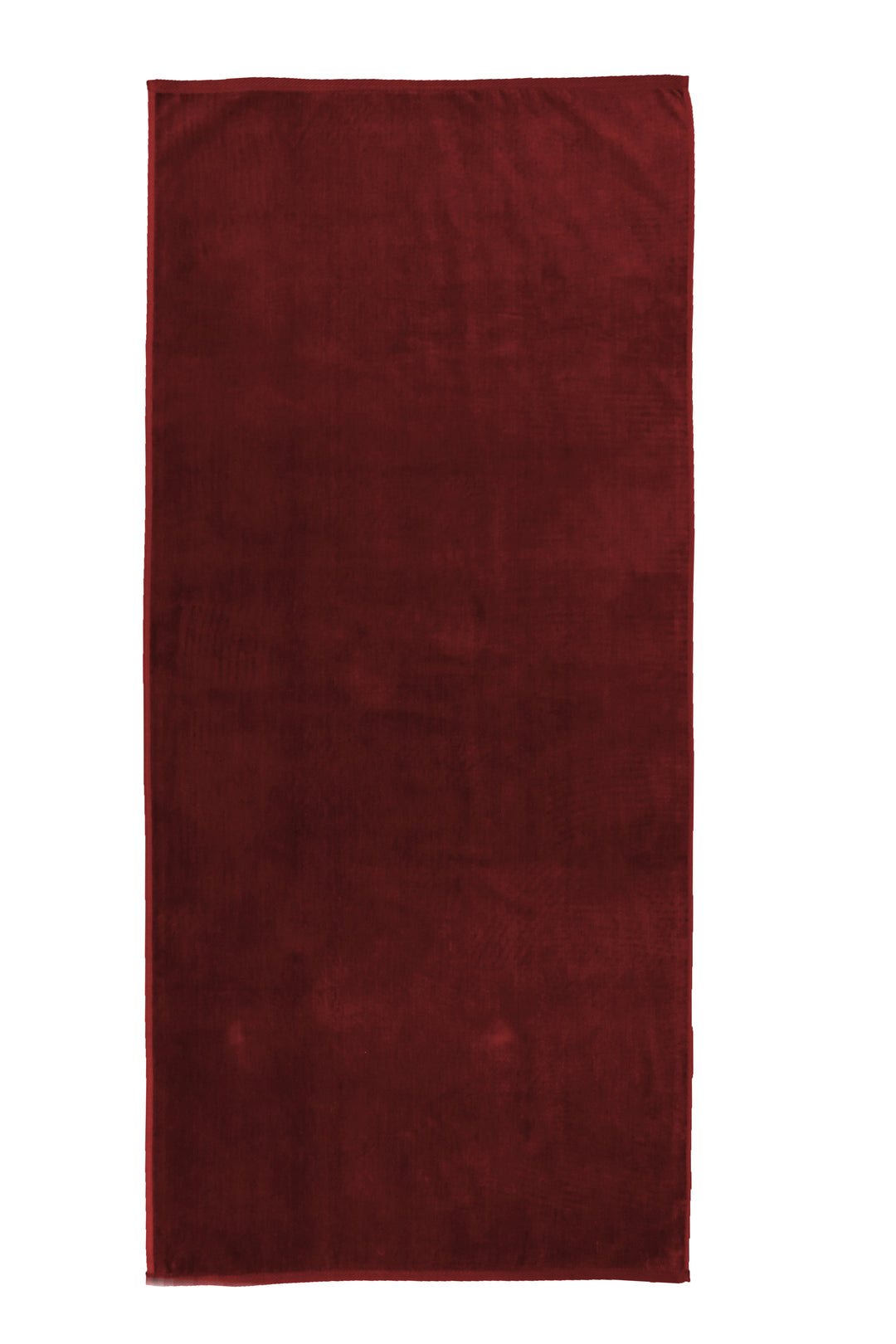 jilda-tex Uni-Strandtuch 100% Bio-Baumwolle 80x180 cm Badetuch Strandlaken Handtuch (Rot)
