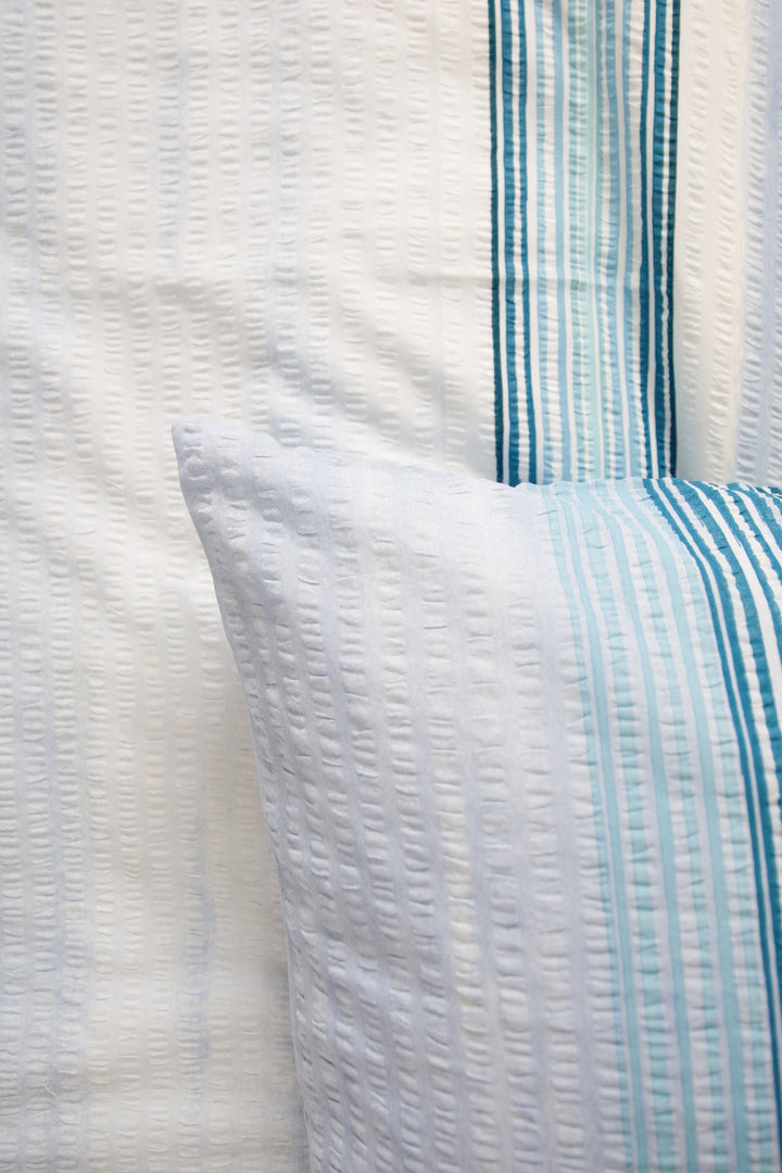 Seersucker-Bettwäsche "Venedig" (135x200cm + 80x80cm)