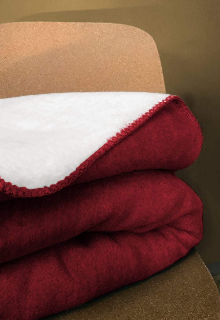 Wohndecke Cosy Days - Rostrot