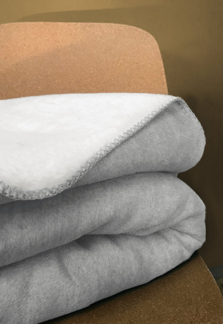 Wohndecke Cosy Days - Hellgrau