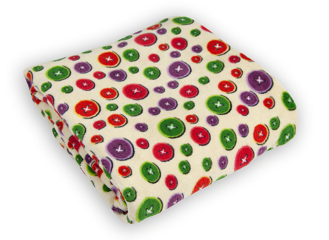 Wohndecke Soft Buttons White (32)