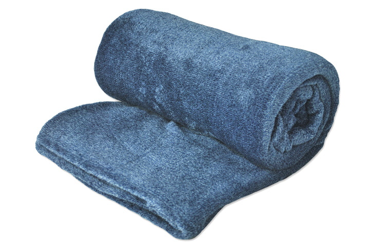 Wohndecke Soft Blau meliert (W25)