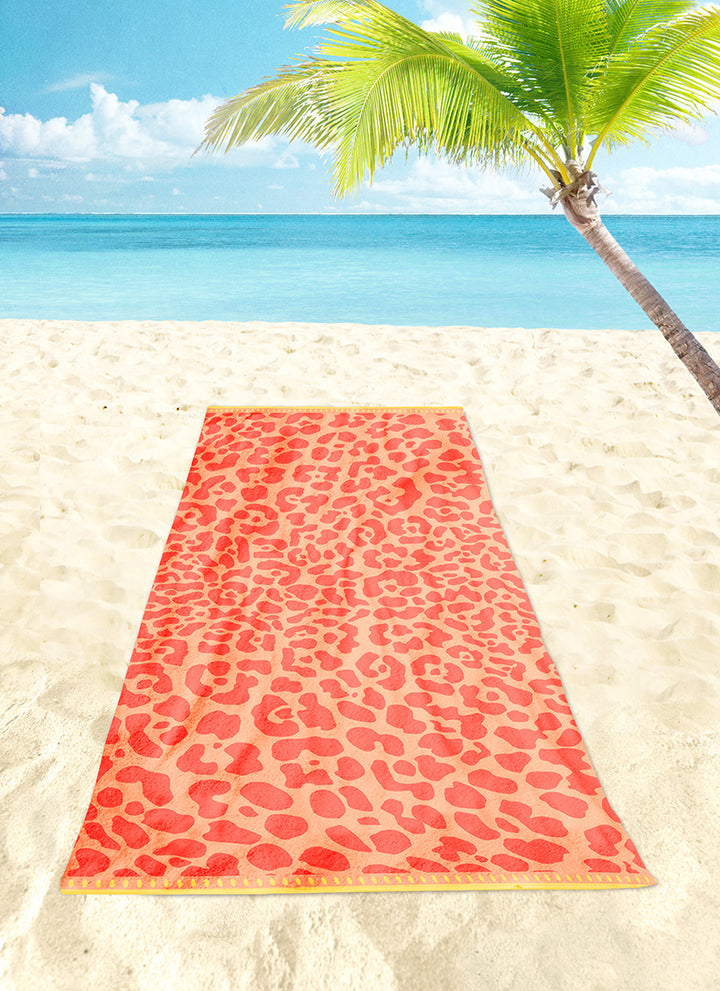 Strandtuch ""Savannah Leopard""