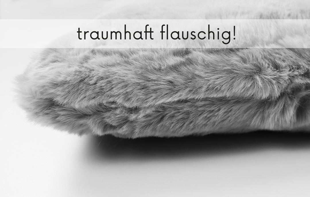 Kissenbezug DELUXE (45x45cm mit 300g Füllung) - hellgrau