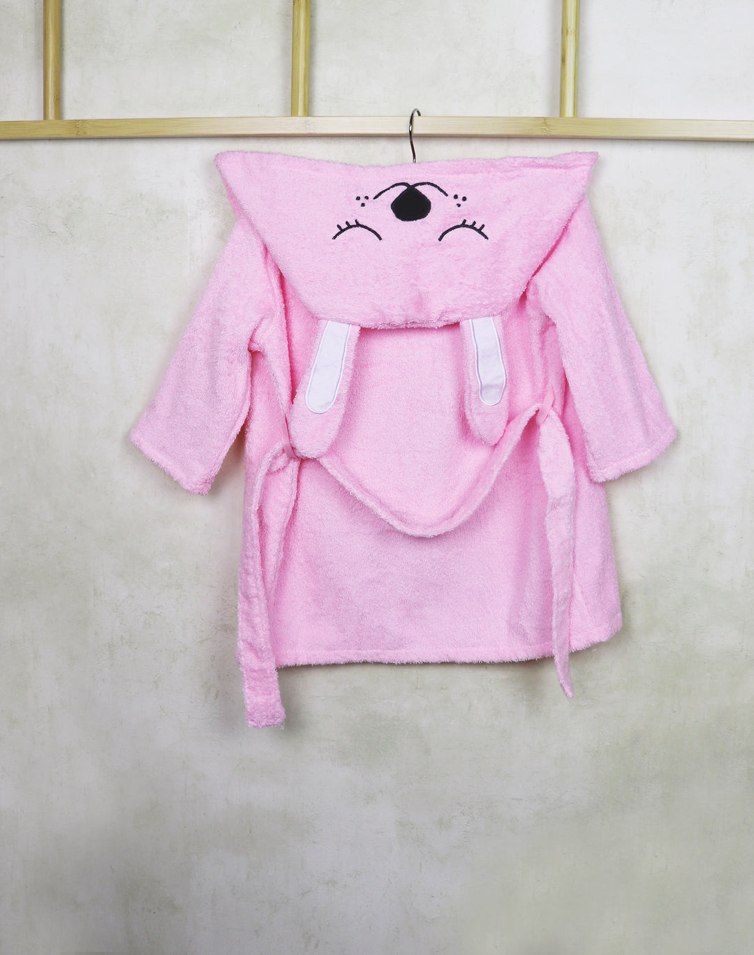 Bademantel Kinder - Happy Bunny Rose (M)