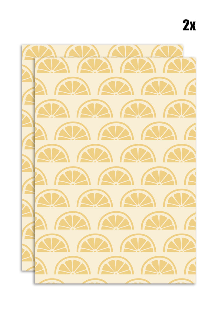 6er Geschirrtücher-Set "Make Lemonade" (6x 50x70cm)