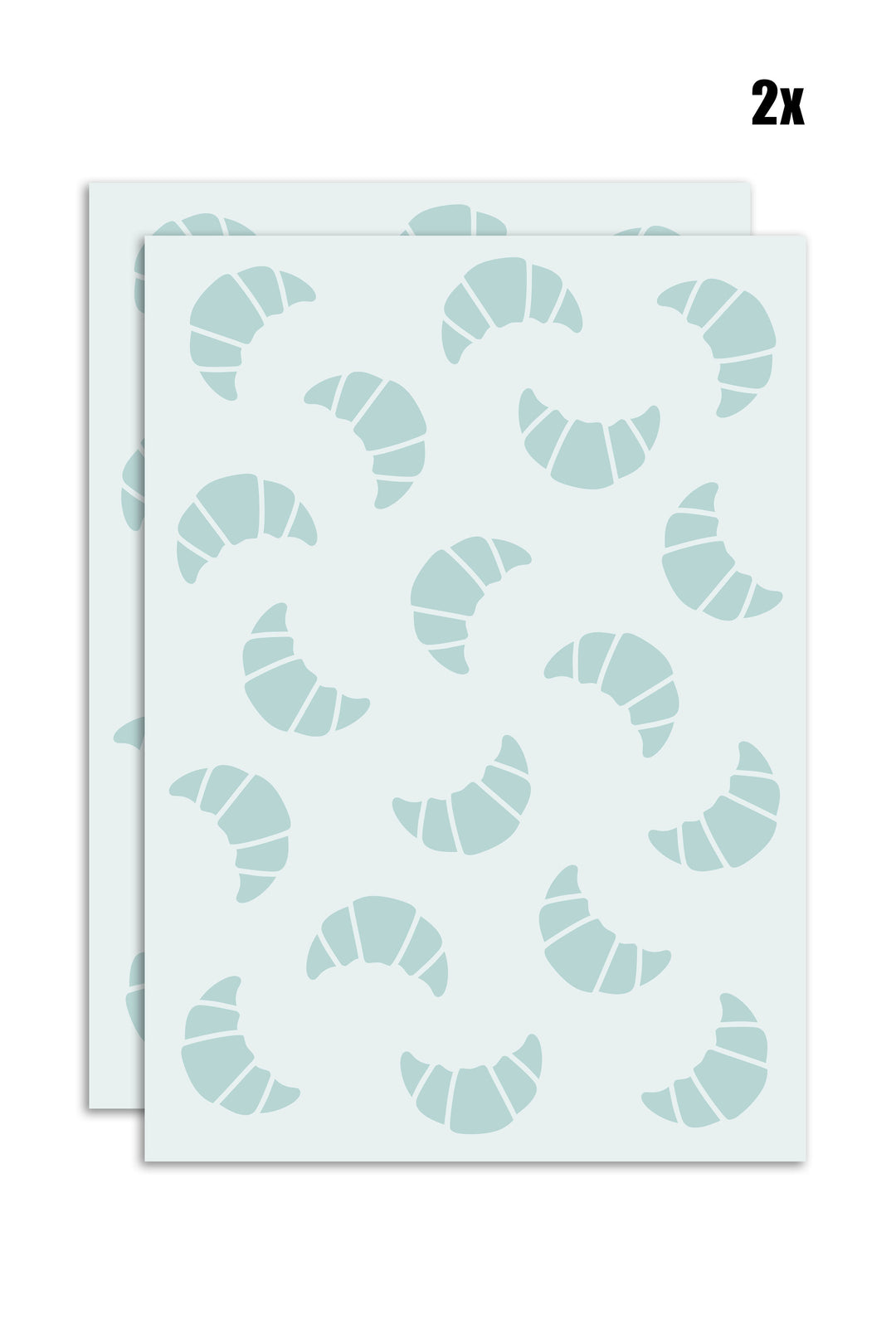 6er Geschirrtücher-Set "Bon Appetit" (6x 50x70cm)