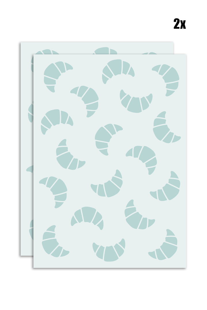 6er Geschirrtücher-Set "Bon Appetit" (6x 50x70cm)