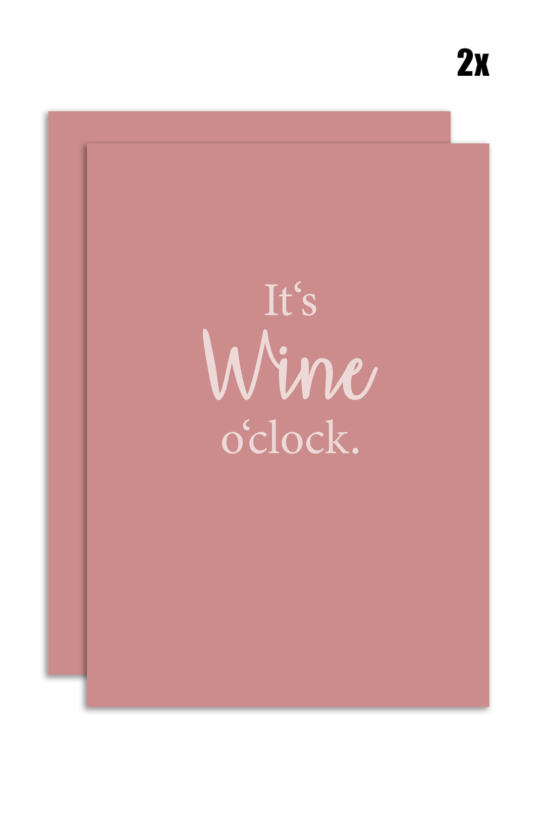 6er Geschirrtücher-Set "Wine o´clock" (6x 50x70cm)