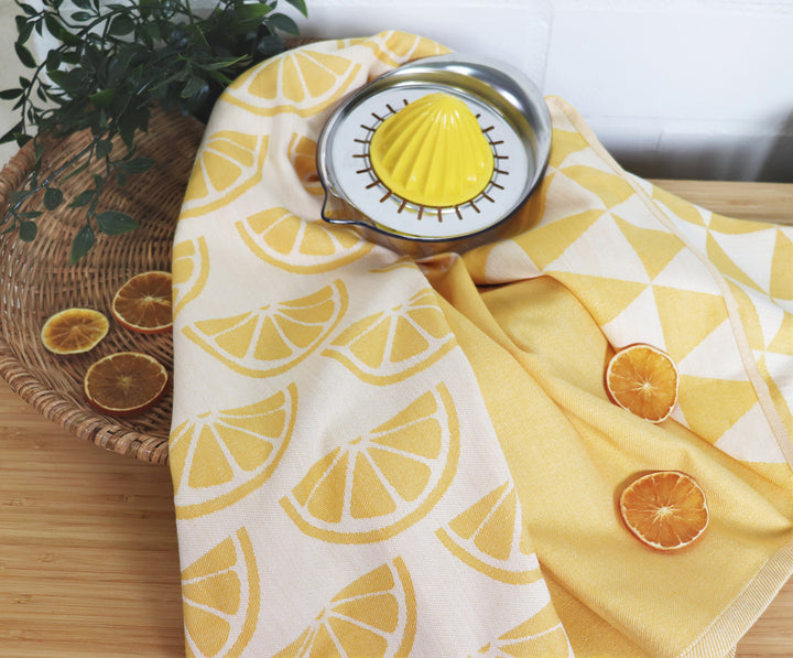 6er Geschirrtücher-Set "Make Lemonade" (6x 50x70cm)