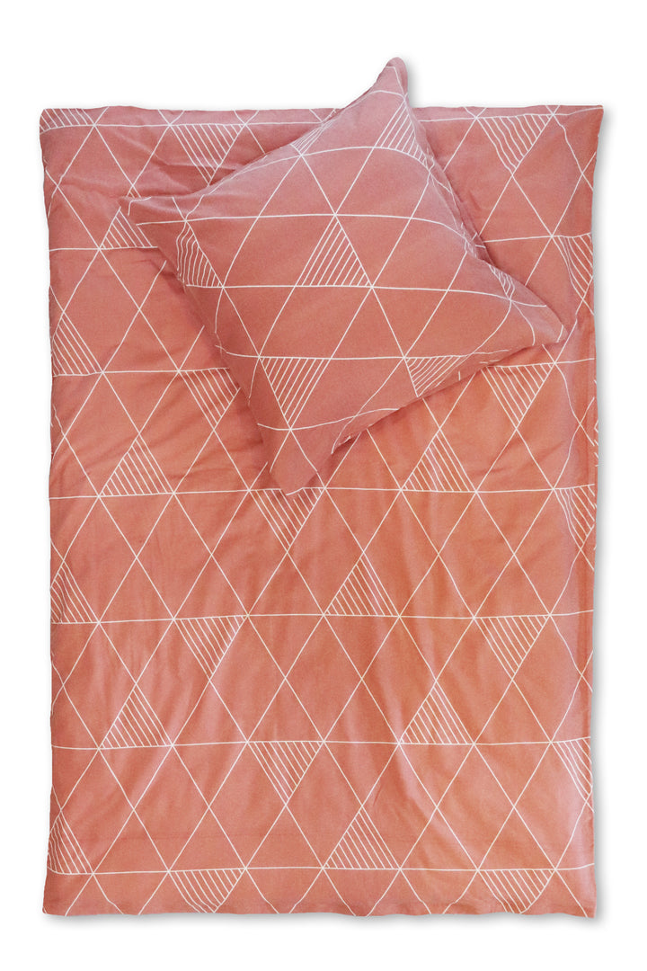 Bettwäsche Flanell - Modern Geometrics - Terrakotta