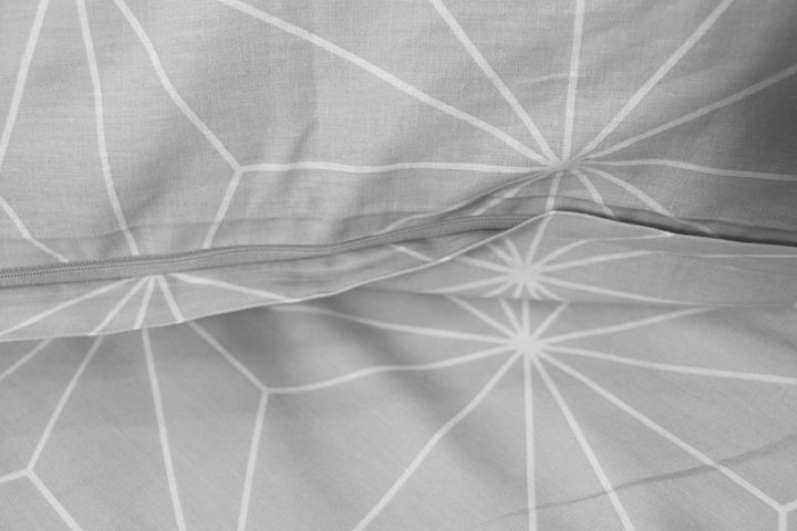Bettwäsche Simple Geometric Grey
