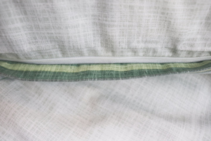 Biber-Bettwäsche "Deep Ocean Stripes" 135x200 cm